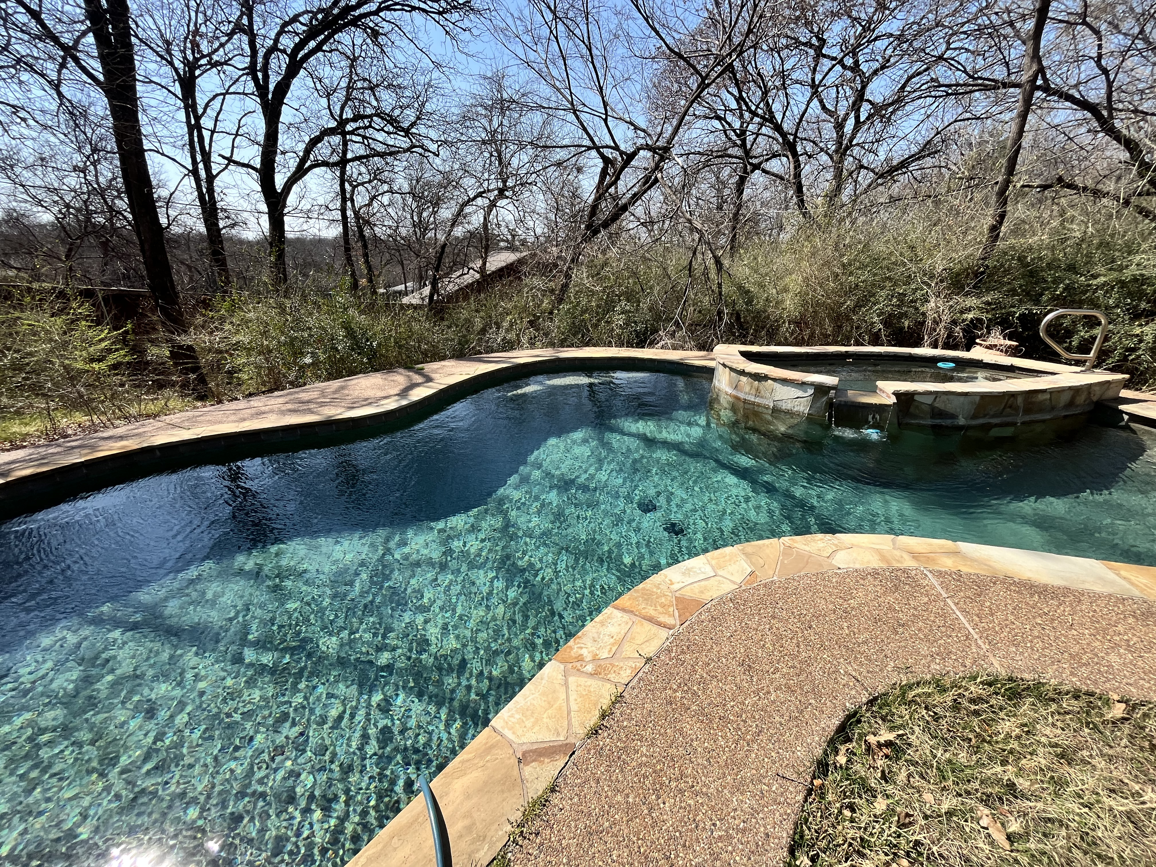 Clean backyard pool, Pool Chemical Balancing Arlington